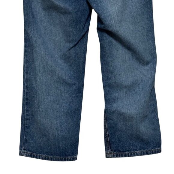 Vintage 90s Polo Jeans Co Ralph Lauren Medium Wash Cropped Relaxed Jeans Size 8 - Picture 6 of 14